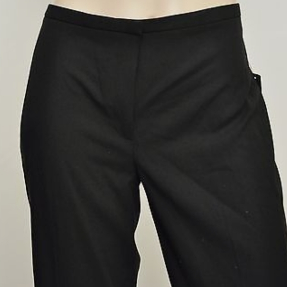 Tahari TERRY Stretch Poly Blend Straight Leg Pants Trousers - Picture 4 of 13